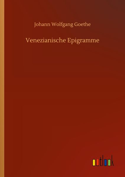 Produktbild: Venezianische Epigramme