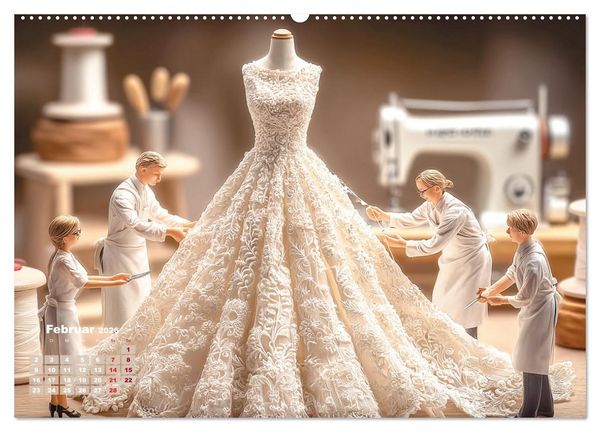 Produktbild: Miniatur - Atelier (hochwertiger Premium Wandkalender 2026 DIN A2 quer), Kunstdruck in Hochglanz
