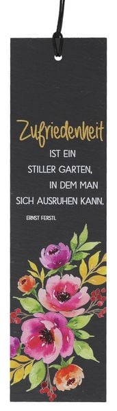 Produktbild: Schiefertafel - Zufriedenheit