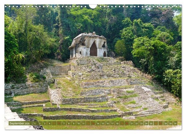 Produktbild: Geheimnisvolle Orte Yucat&aacute;n (Wandkalender 2026 DIN A3 quer), CALVENDO Monatskalender
