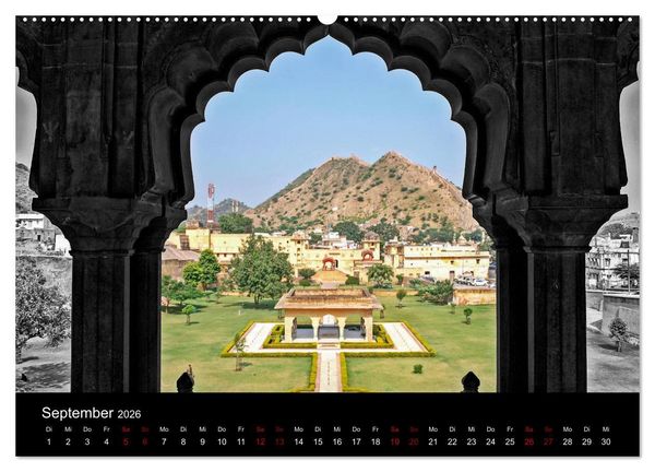 Produktbild: Indien Colorkey (hochwertiger Premium Wandkalender 2026 DIN A2 quer), Kunstdruck in Hochglanz