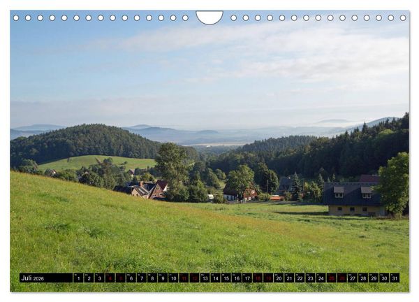 Produktbild: Das Zittauer Gebirge - (Wandkalender 2026 DIN A4 quer), CALVENDO Monatskalender
