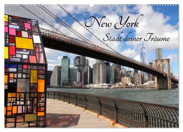 Produktbild: New York - Stadt deiner Tr&auml;ume (Wandkalender 2026 DIN A2 quer), CALVENDO Monatskalender