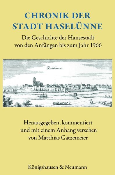 Produktbild: Chronik der Stadt Hasel&uuml;nne