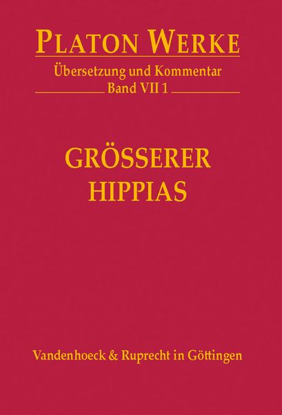 Produktbild: VII 1 Gr&ouml;&szlig;erer Hippias