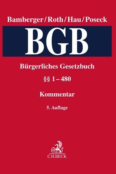 Produktbild: B&uuml;rgerliches Gesetzbuch Band 1: &sect;&sect; 1-480