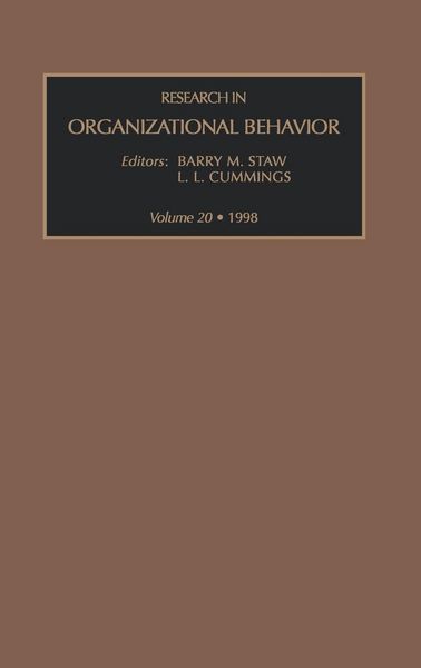 Produktbild: Res Org Behav V20