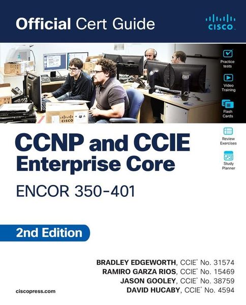 Produktbild: CCNP and CCIE Enterprise Core ENCOR 350-401 Official Cert Guide
