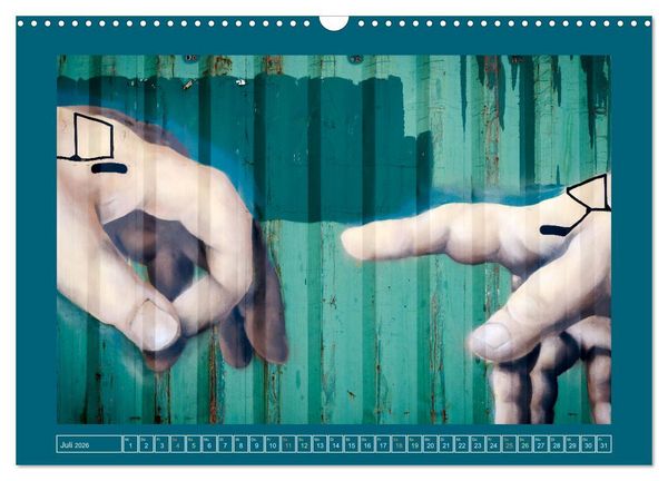 Produktbild: Streetart in Europas St&auml;dten (Wandkalender 2026 DIN A3 quer), CALVENDO Monatskalender