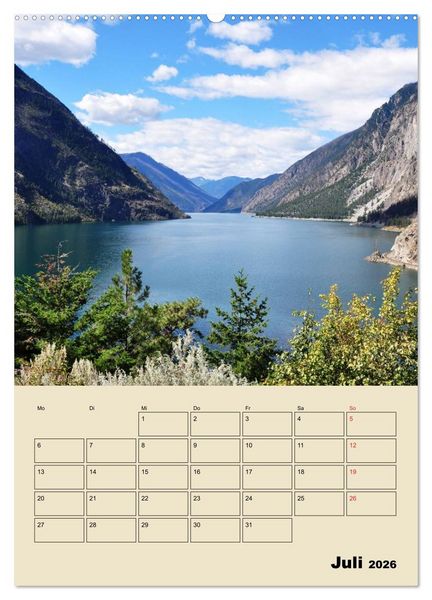 Produktbild: Kanadas gro&szlig;e Seen / Planer (Wandkalender 2026 DIN A2 hoch), CALVENDO Monatskalender