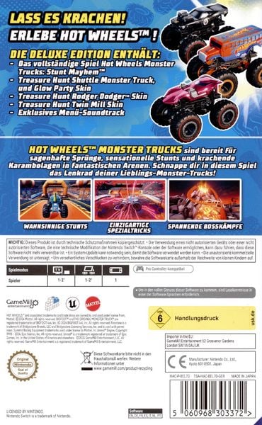 Produktbild: Hot Wheels Monster Trucks - Stunt Mayhem (Deluxe Edition)