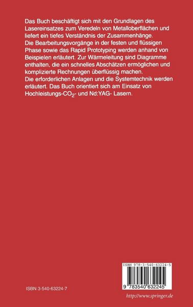 Produktbild: Oberfl&auml;chenbehandlung mit Laserstrahlung