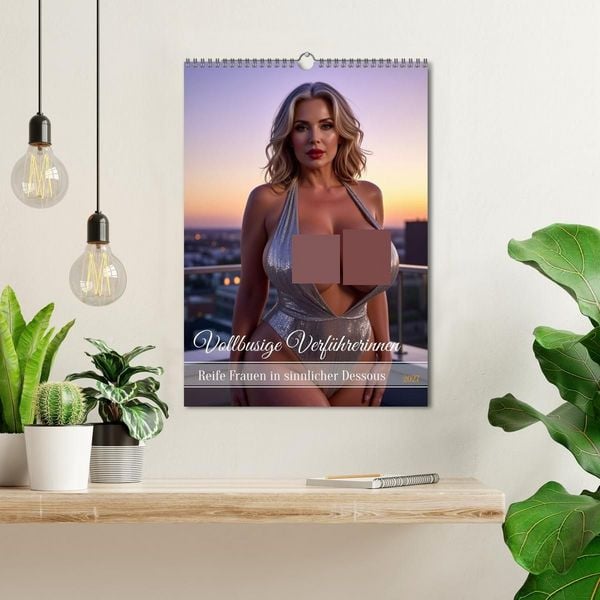 Produktbild: Vollbusige Verf&uuml;hrerinnen (Wandkalender 2027 DIN A3 hoch), CALVENDO Monatskalender
