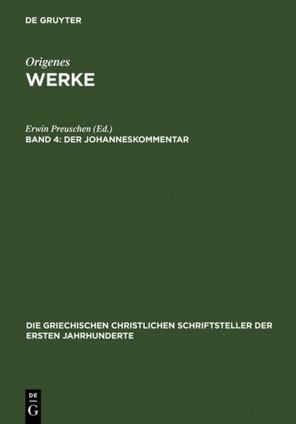 Produktbild: Der Johanneskommentar