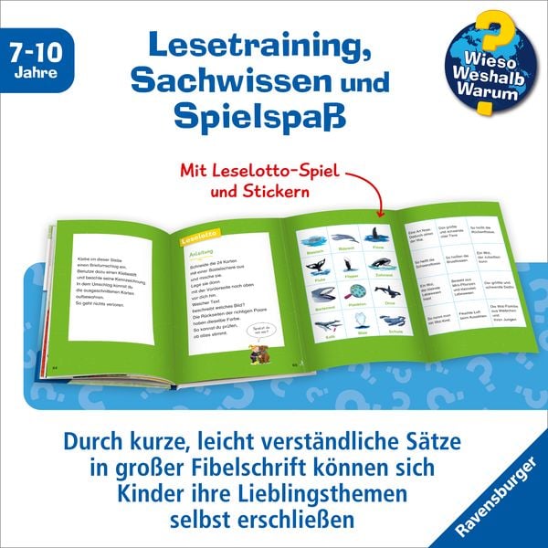 Produktbild: Wieso? Weshalb? Warum? Erstleser, Band 3 - Wale und Delfine