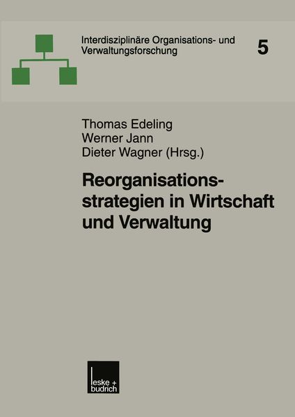 Produktbild: Reorganisationsstrategien in Wirtschaft und Verwaltung