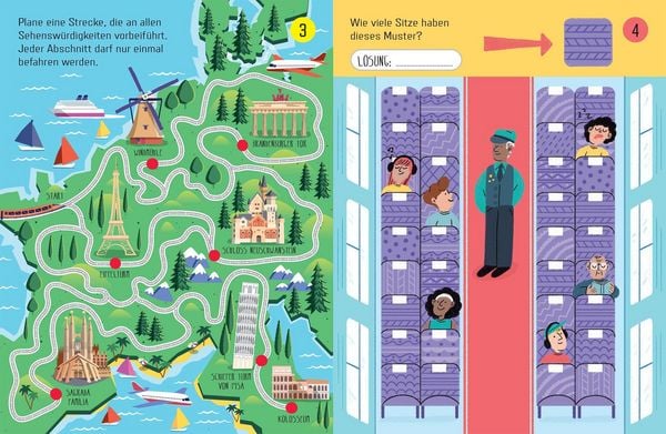 Produktbild: Usborne Minis: R&auml;tsel f&uuml;r die Zugfahrt
