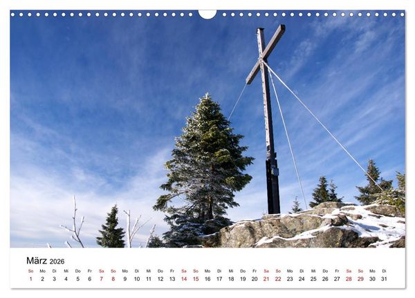 Produktbild: Gipfelkreuze im B&ouml;hmerwald (Wandkalender 2026 DIN A3 quer), CALVENDO Monatskalender
