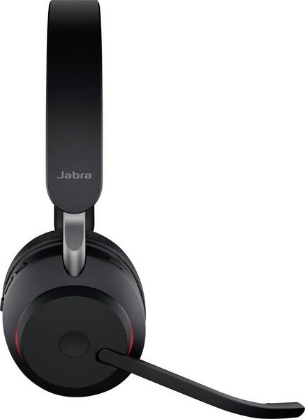 Produktbild: Jabra Evolve2 65 UC Telefon On Ear Headset Bluetooth&reg; Stereo Schwarz Noise Cancelling Lautst&auml;rkeregelung, Batterieladeanzeige, Mikrofon-Stummschalt