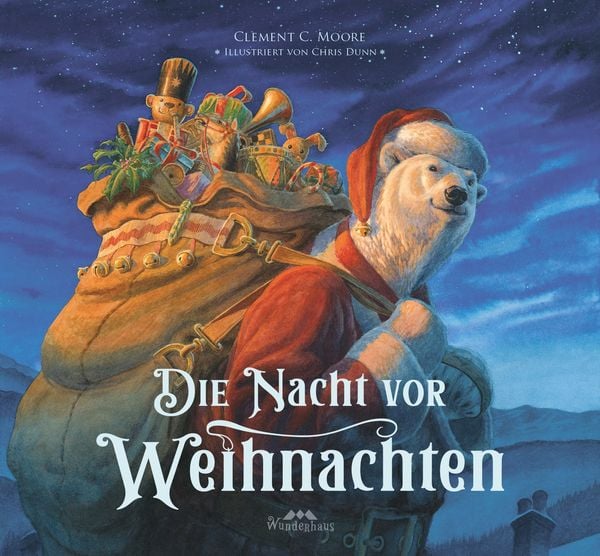 Die Nacht vor Weihnachten, Gebundene Ausgabe von Steve Richardson,Clement Clarke Moore, Wunderhaus Verlag, 978-3-96372-097-0