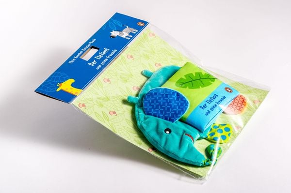 Produktbild: Mein Kuschel-Knisterbuch &ndash; Der Elefant und seine Freunde -