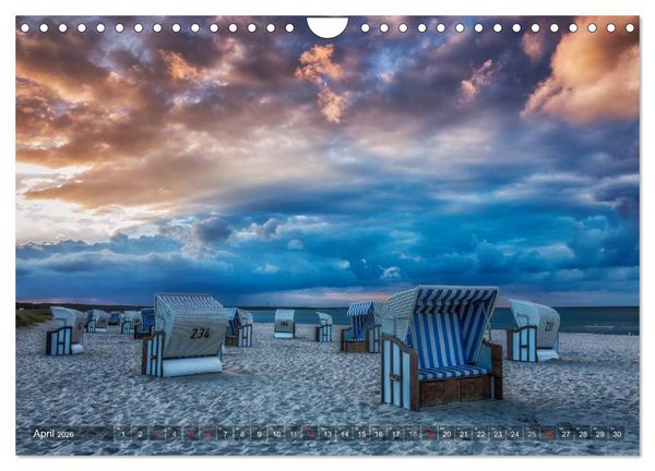 Produktbild: Stimmungsvolle Ostseek&uuml;ste 2026 (Wandkalender 2026 DIN A4 quer), CALVENDO Monatskalender