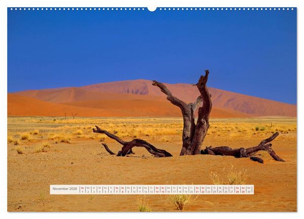 Produktbild: Namibia &ndash; Farben des Lebens (hochwertiger Premium Wandkalender 2026 DIN A2 quer), Kunstdruck in Hochglanz
