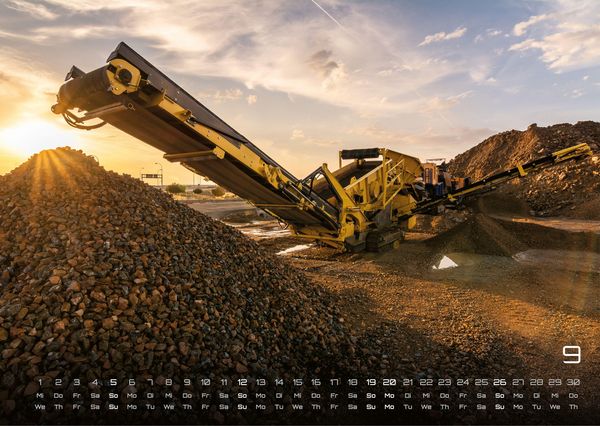 Produktbild: Baumaschinen - gigantische Bauhelfer - 2027 - Kalender DIN A3