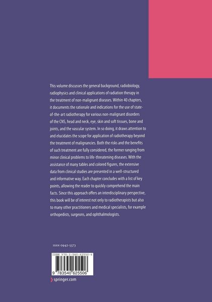Produktbild: Radiotherapy for Non-Malignant Disorders