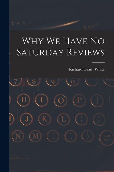 Produktbild: Why We Have No Saturday Reviews