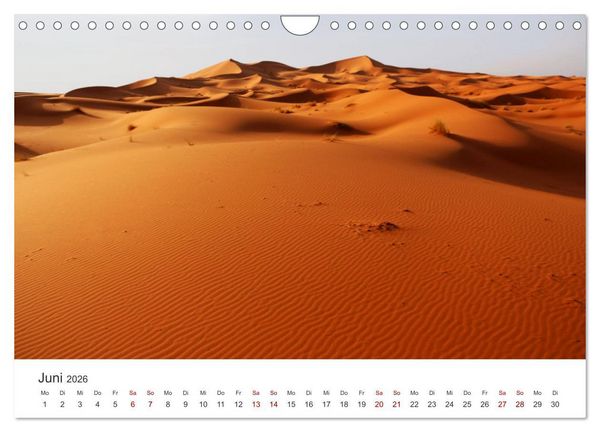 Produktbild: Sahara - Die gr&ouml;&szlig;te Trockenw&uuml;ste der Welt. (Wandkalender 2026 DIN A4 quer), CALVENDO Monatskalender