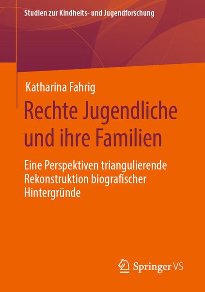 Produktbild: Rechte Jugendliche und ihre Familien