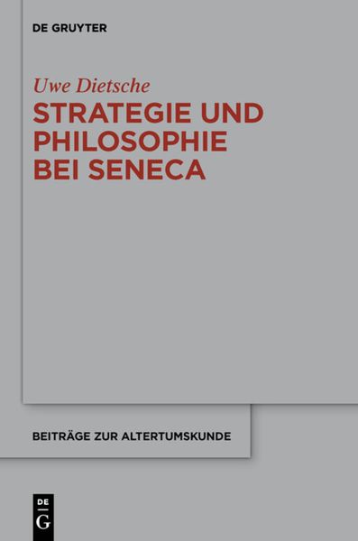 Produktbild: Strategie und Philosophie bei Seneca