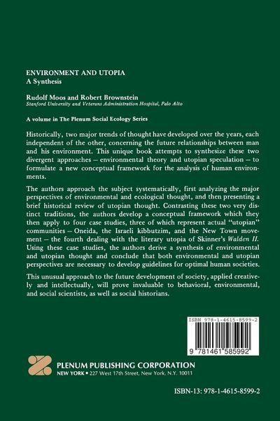 Produktbild: Environment and Utopia