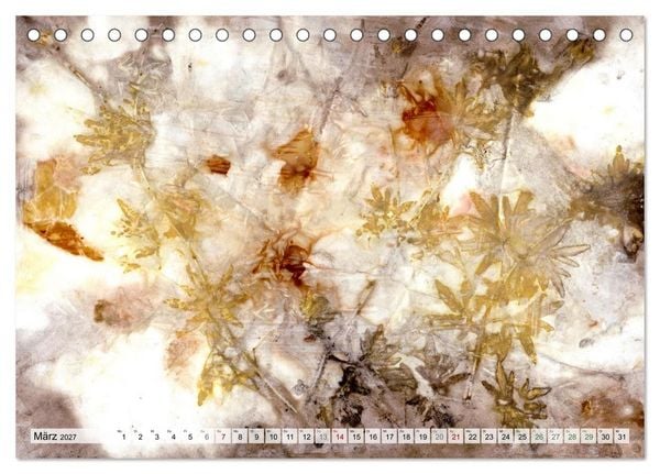 Produktbild: Botanical Printing - Magische Pflanzendrucke (Tischkalender 2027 DIN A5 quer), CALVENDO Monatskalender