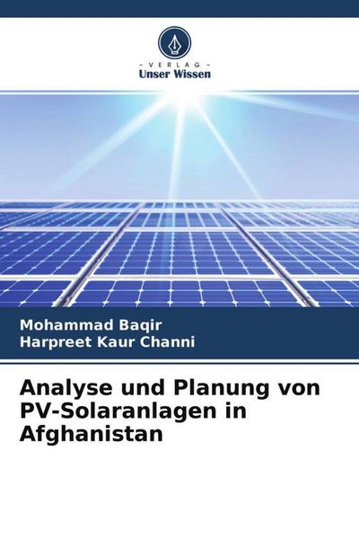 Produktbild: Baqir, M: Analyse und Planung von PV-Solaranlagen in Afghani
