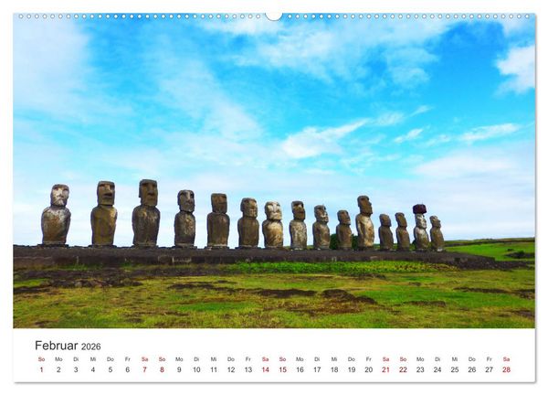 Produktbild: Chile - Das langgestreckte Land. (Wandkalender 2026 DIN A2 quer), CALVENDO Monatskalender