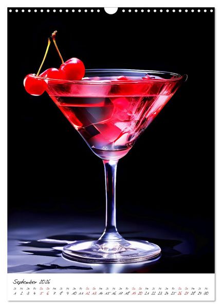 Produktbild: Mixology Meisterwerke (Wandkalender 2026 DIN A3 hoch), CALVENDO Monatskalender