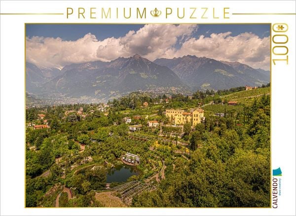CALVENDO Puzzle Schloss Trauttmansdorff in Meran | 1000 Teile Lege-Größe 64x48cm Foto-Puzzle für glückliche Stunden