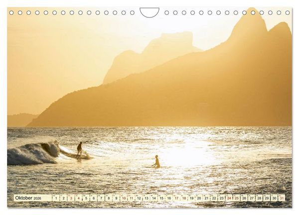 Produktbild: An Rio's Str&auml;nden (Wandkalender 2026 DIN A4 quer), CALVENDO Monatskalender