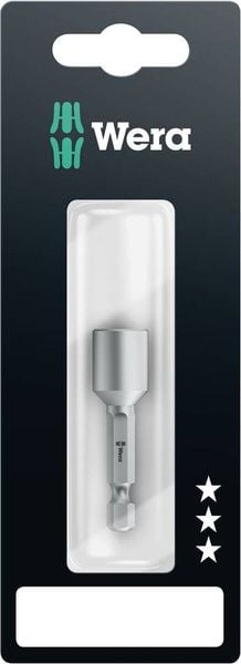 Produktbild: Wera 869/4 M 05073502001 Steckschl&uuml;ssel-Maschinenaufnahme 7 mm Antrieb 1/4" (6.3 mm) 50 mm 1 St.