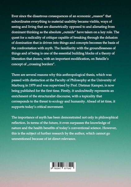 Produktbild: The Importance of Myth for a New Human Science