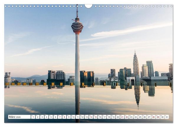 Produktbild: Kuala Lumpur einfach liebenswert (Wandkalender 2026 DIN A3 quer), CALVENDO Monatskalender