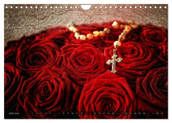 Produktbild: Gothic Rose - Rosen aus dem Garten der Finsternis (Wandkalender 2026 DIN A4 quer), CALVENDO Monatskalender