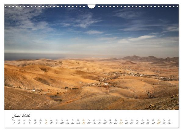 Produktbild: X Tage Fuerteventura &ndash; Str&auml;nde, Vulkane und grandiose Landschaften (Wandkalender 2026 DIN A3 quer), CALVENDO Monatskalender