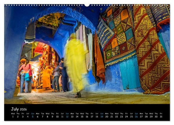 Produktbild: Impressions of Morocco 2026 (High Quality Premium Wall Calendar 2026 DIN A2 landscape),CALVENDO 12 Month Wall Calendar