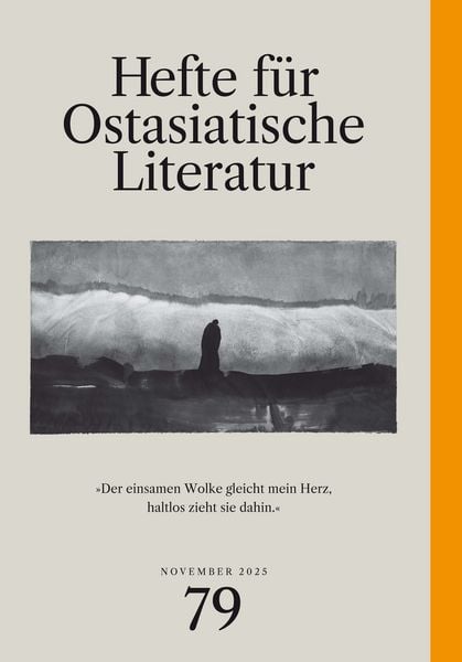 Produktbild: Hefte f&uuml;r ostasiatische Literatur 79