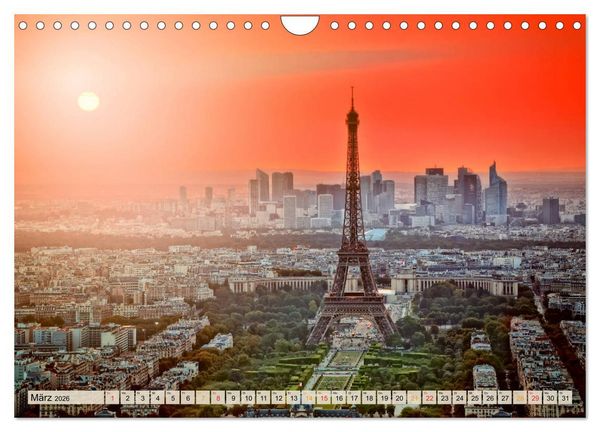 Produktbild: Die 12 meistbesuchten St&auml;dte der Welt (Wandkalender 2026 DIN A4 quer), CALVENDO Monatskalender