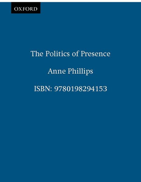 Produktbild: The Politics of Presence