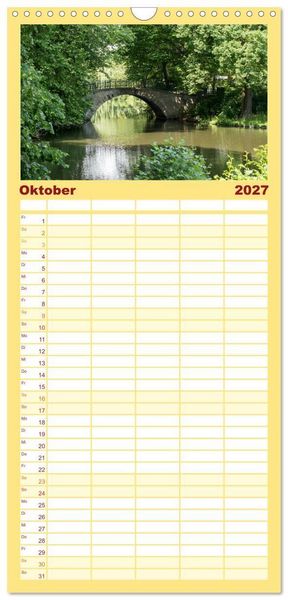 Produktbild: Familienplaner 2027 - Hannover - Momente einer Reise mit 5 Spalten (Wandkalender, 21 x 45 cm) CALVENDO